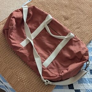 Known Supply Salmon Canvas Duffel